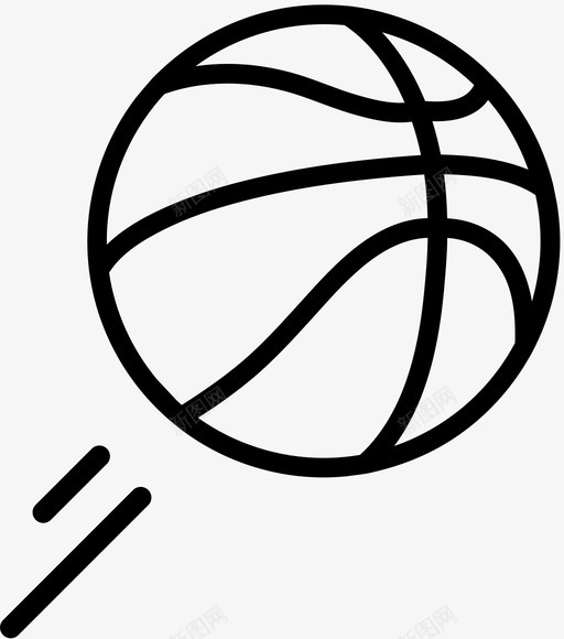 篮球投篮运动图标svg_新图网 https://ixintu.com 投掷 投篮 棒球 篮球 运动
