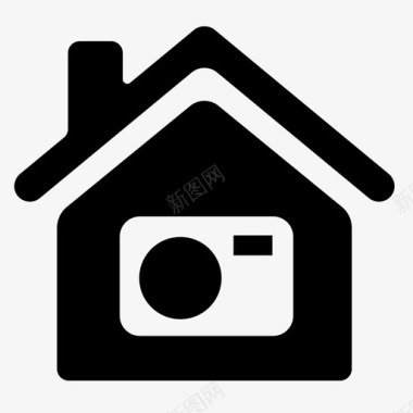 相机家房子图标图标