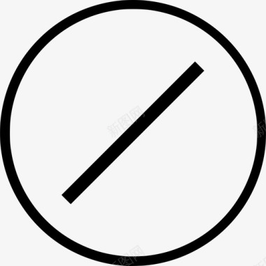 圈禁止禁止圈ui线图标图标