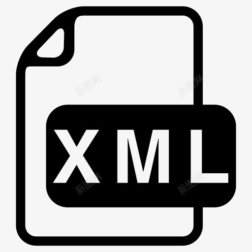 xml可扩展标记语言文件扩展名图标svg_新图网 https://ixintu.com xml 可扩展标记语言 文件扩展名 文件格式 文件类型