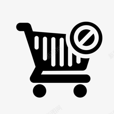 禁止购物取消无效图标图标