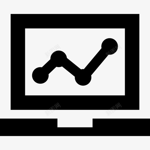 笔记本电脑屏幕电脑网络的统计数据图标svg_新图网 https://ixintu.com 电脑 笔记本电脑屏幕 网络的统计数据