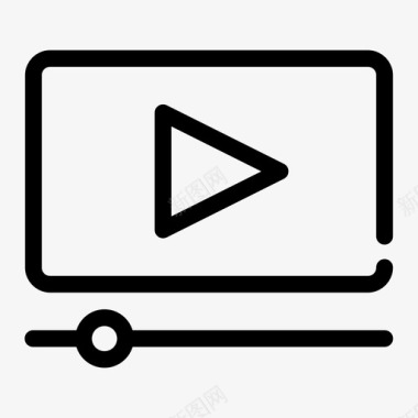 视频广告广告音频图标图标