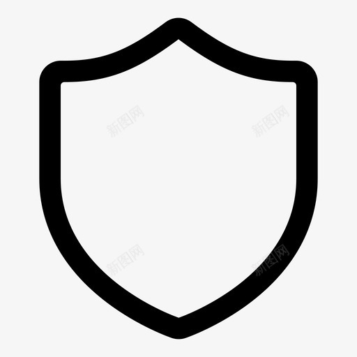 盾牌防御保护图标svg_新图网 https://ixintu.com uinui 保护 安全 盾牌 防御