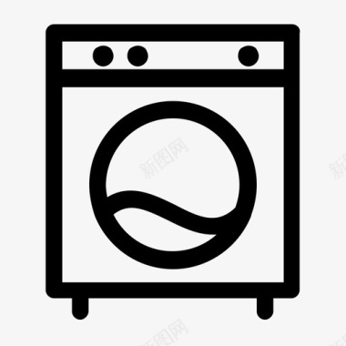 洗衣机电器衣服图标图标