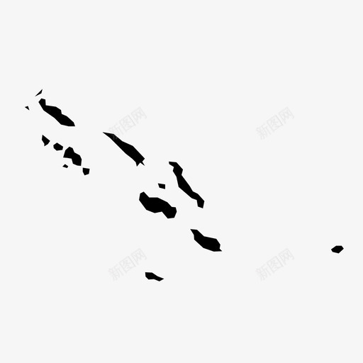所罗门群岛国家地理图标svg_新图网 https://ixintu.com 世界地图澳大利亚大洋洲 国家 地理 大洋洲 所罗门群岛