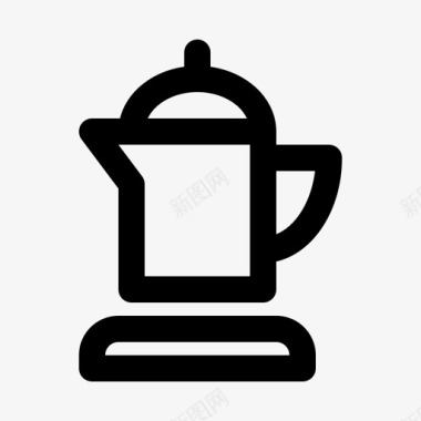 咖啡罐酒吧自助餐厅图标图标