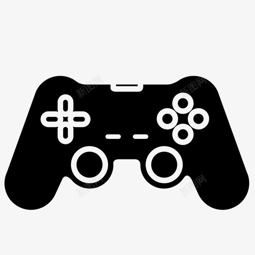 游戏板控制器psvr图标svg_新图网 https://ixintu.com ps4 psvr 控制器 游戏杆控制器 游戏板