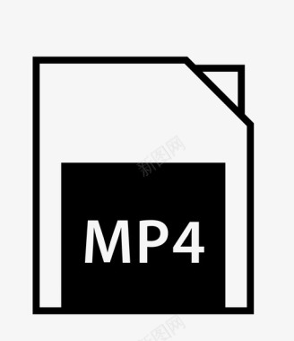 mp4扩展名文件名称图标图标