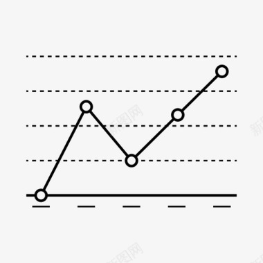 折线图图表选举图标图标