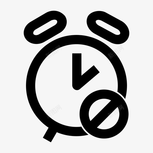 闹钟积木钟面图标svg_新图网 https://ixintu.com 小时 时间 禁止 积木 计时器 钟面 闹钟