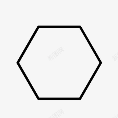 六边形几何形状符号图标图标