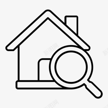 房地产详细信息住房图标图标