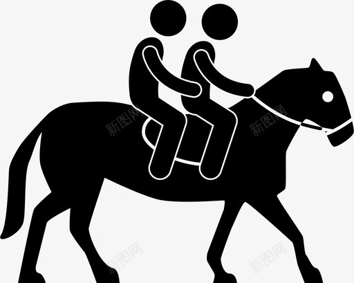 双人骑马2学习图标svg_新图网 https://ixintu.com 2 人 双人骑马 学习 骑手 骑马