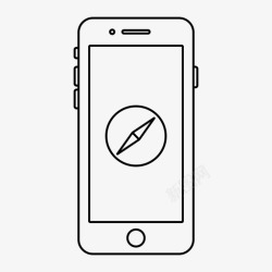 指南针应用iphone应用程序指南针图标高清图片
