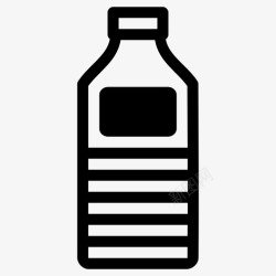 水瓶牛奶瓶瓶子饮料好瓶子图标高清图片