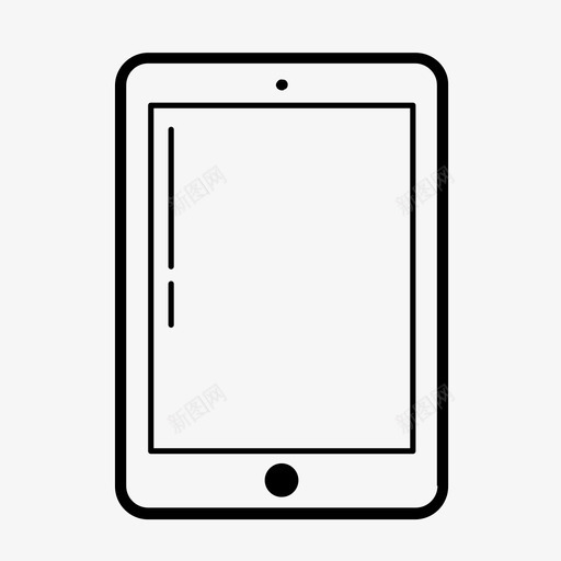平板电脑通讯数字屏幕图标svg_新图网 https://ixintu.com ipad 平板电脑 手机 数字屏幕 通讯