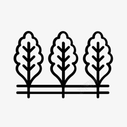生菜种植种植园艺生菜图标高清图片