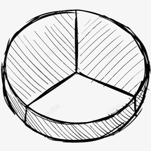 饼图图表比例图标svg_新图网 https://ixintu.com 图表 比例 比率 粗略图标 配额 饼图