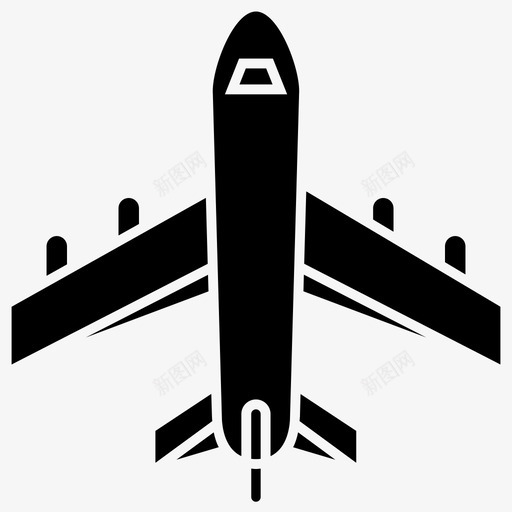 飞机空中客车航空公司图标svg_新图网 https://ixintu.com 天空 波音 空中客车 航空公司 飞机