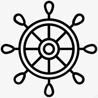舵手船假日图标图标