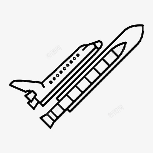航天飞机载人可重复使用的飞行器图标svg_新图网 https://ixintu.com 可重复使用的飞行器 宇宙飞船 航天飞机 载人