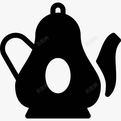 茶壶饮料玻璃图标svg_新图网 https://ixintu.com 复古纯色图标 玻璃 茶壶 饮料