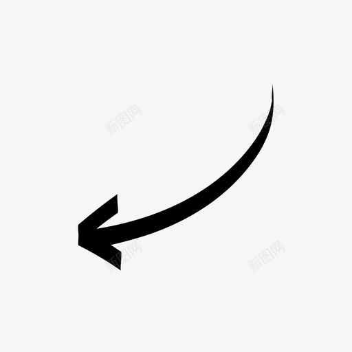 手绘方向箭头3图标svg_新图网 https://ixintu.com 手绘方向箭头3