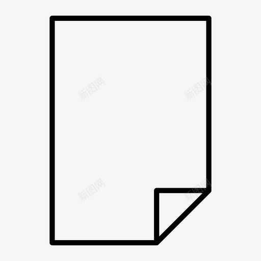 文件纸张办公室图标svg_新图网 https://ixintu.com 办公室 文件 纸张