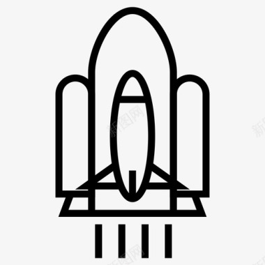 火箭美国宇航局飞船图标图标