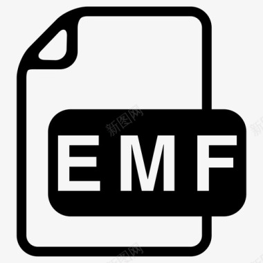emf文件扩展名文件格式图标图标
