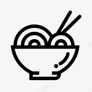 面条筷子吃的图标图标
