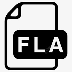 Flash扩展fla文件扩展名文件格式图标高清图片