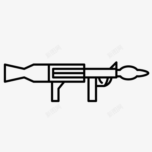 火箭筒爆炸发射器图标svg_新图网 https://ixintu.com 发射器 武器 火箭 火箭筒 火箭筒武器 爆炸