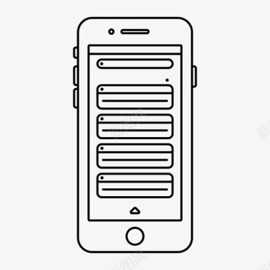 iphone通知移动屏幕图标图标