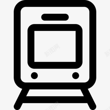 地铁列车地铁有轨电车图标图标