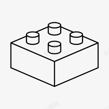 乐高积木构造器图标图标
