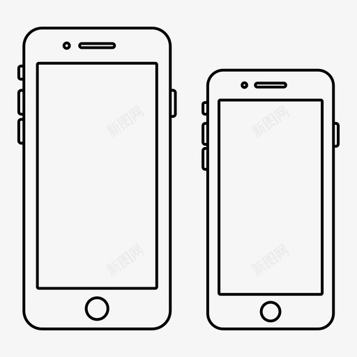 iphone7苹果手机图标svg_新图网 https://ixintu.com iphone7 屏幕 手机 苹果 苹果iphone7概述