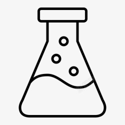 化学制品锥形烧瓶化学制品锥形瓶图标高清图片