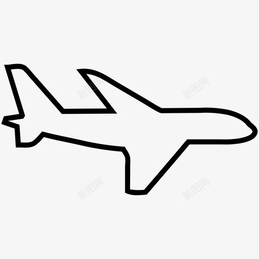 飞机旅行商务图标svg_新图网 https://ixintu.com 商务 旅行 飞机