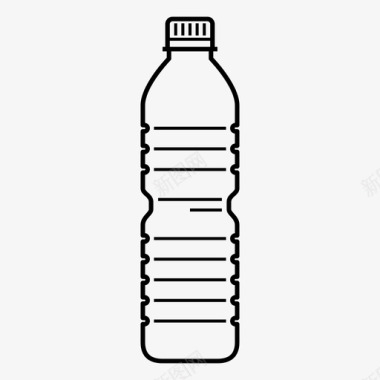 塑料瓶一次性液体图标图标