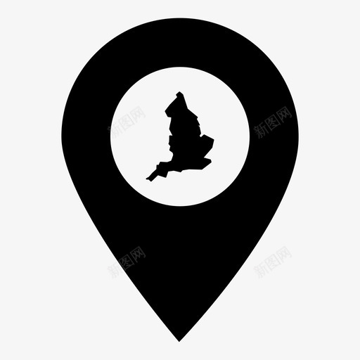 英格兰国家英语图标svg_新图网 https://ixintu.com 世界地图标记 位置 国家 地图 英格兰 英语