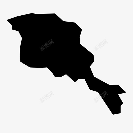 亚美尼亚亚洲国家图标svg_新图网 https://ixintu.com 世界 世界地图亚洲 中东 亚洲 亚美尼亚 国家 地理