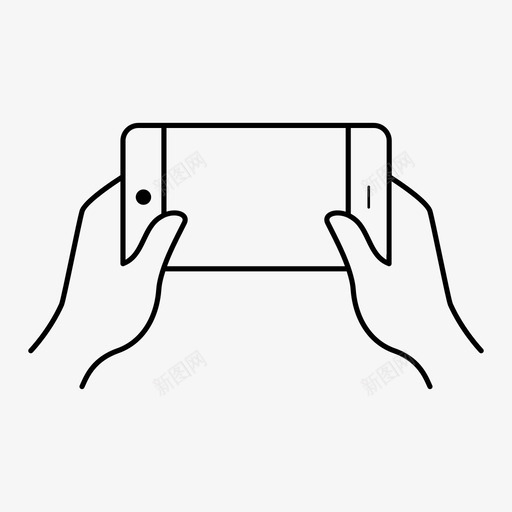 手持智能手机手指小工具图标svg_新图网 https://ixintu.com 小工具 手势 手持智能手机 手指 移动