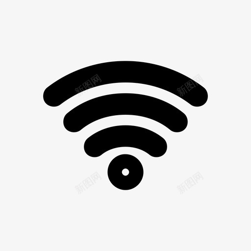 wifi互联网标志wifi信号图标svg_新图网 https://ixintu.com wifi wifi信号 wifi标志 互联网标志 接口 无线