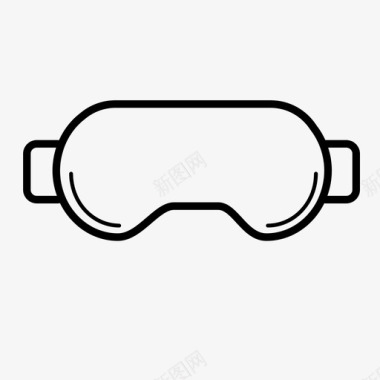 护目镜眼镜科学图标图标