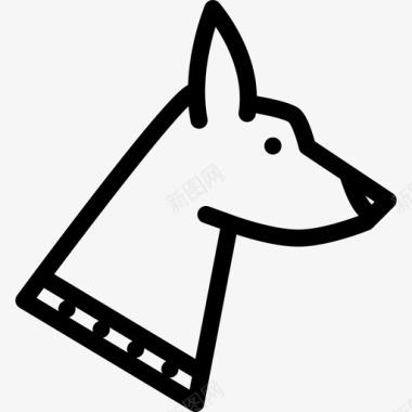 狗动物宠物店图标图标