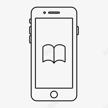 iphone应用程序ibooks图标图标