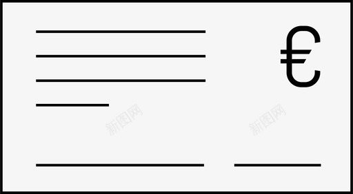 支票银行商业图标svg_新图网 https://ixintu.com 付款 商业 支票 货币 金融 银行