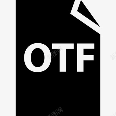 Otf文件接口仪表板图标图标